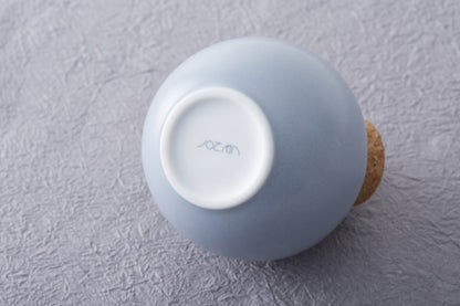 Porcelain Sphere Sake Set | Yukiiro (Snow) | Jozan (Japan)