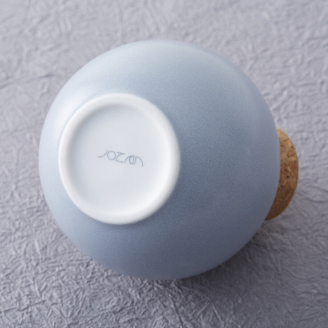 Porcelain Sphere Sake Set | Usuzumi-iro (Pale Ink) | Jozan (Japan)