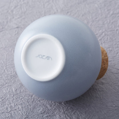 Porcelain Sphere Sake Set | Usuzumi-iro (Pale Ink) | Jozan (Japan)