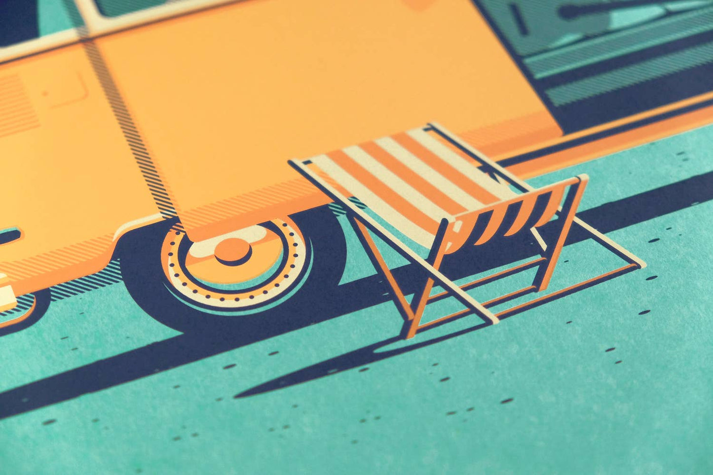 Camper Series Screenprint | Laguna | DKNG Studios (CA)