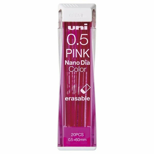 Nano Dia Mechanical Pencil Lead 0.5mm – Pink | Uni (Japan)