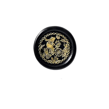 Biking Bear Wax Seal Stamp Head | WOODPEPE (Japan)