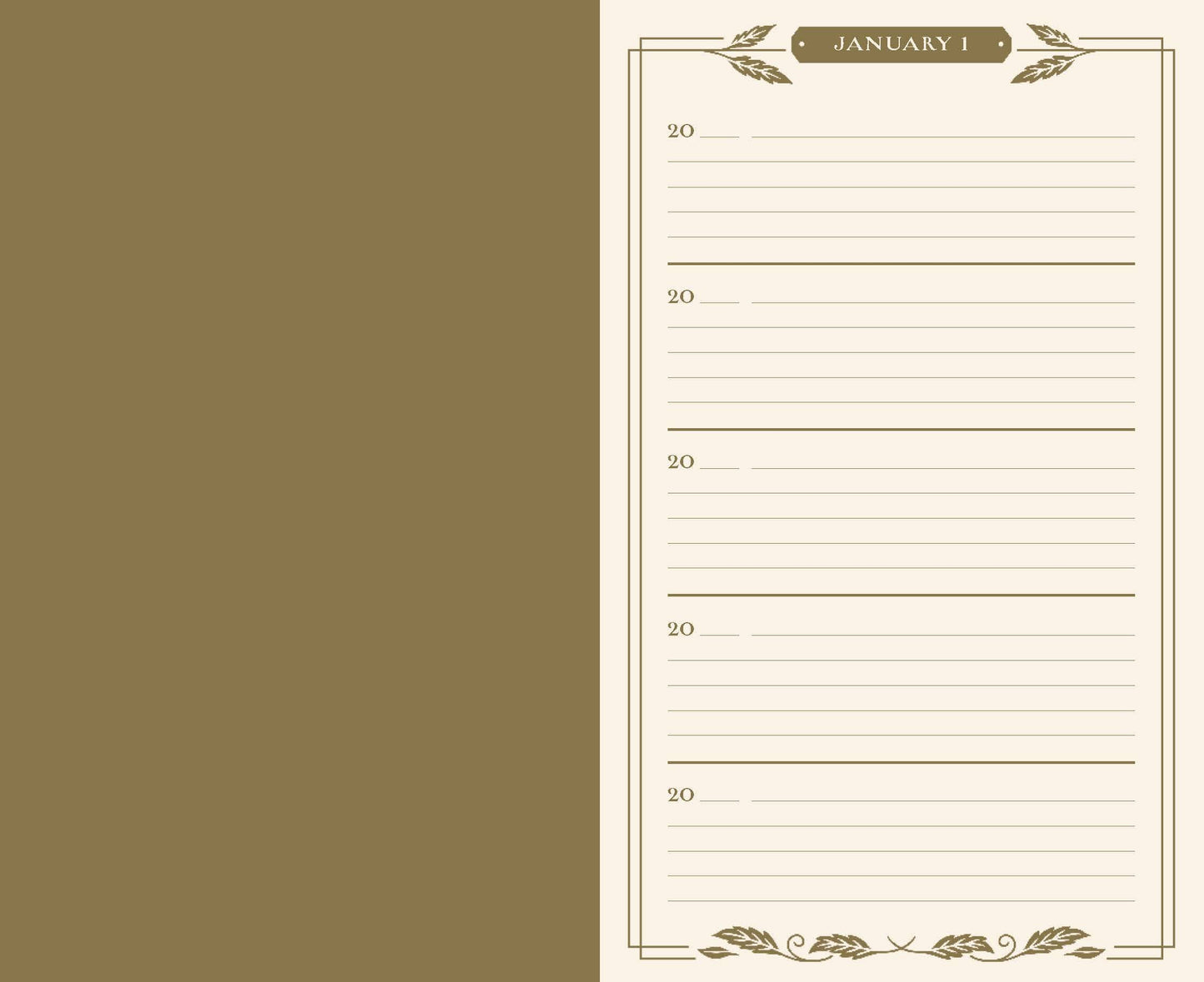 Gilded One Line a Day | Chronicle Books (CA)