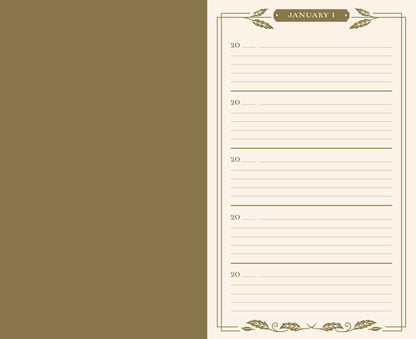 Gilded One Line a Day | Chronicle Books (CA)