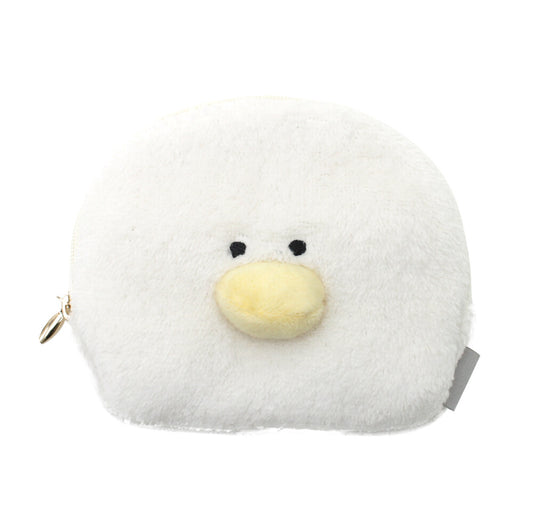 Furry Duck Zipper Pouch | Polka Polka (Japan)