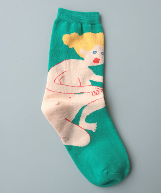 Naked Crew Sock Set | Kivisdou (Japan)