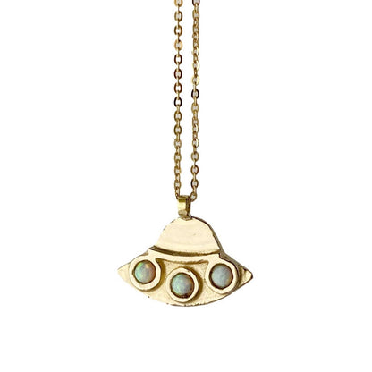 UFO Necklace with Opal | Therese Kuempel (IL)
