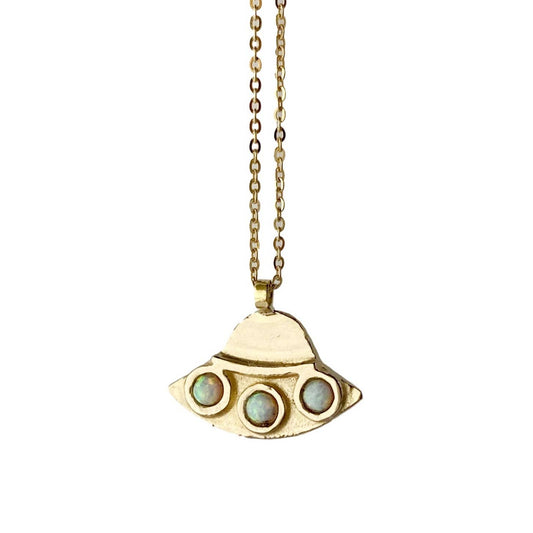 UFO Necklace with Opal | Therese Kuempel (IL)