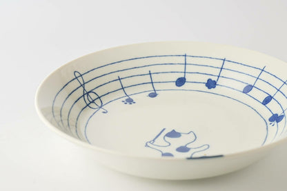 Maestro Cat Plate | Mino Ware (Japan)