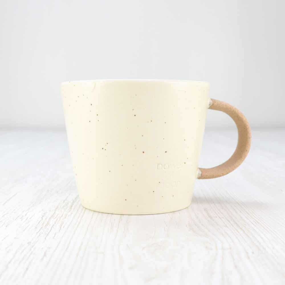Minoyaki Ceramic Mug | Almond Milk | (Japan)