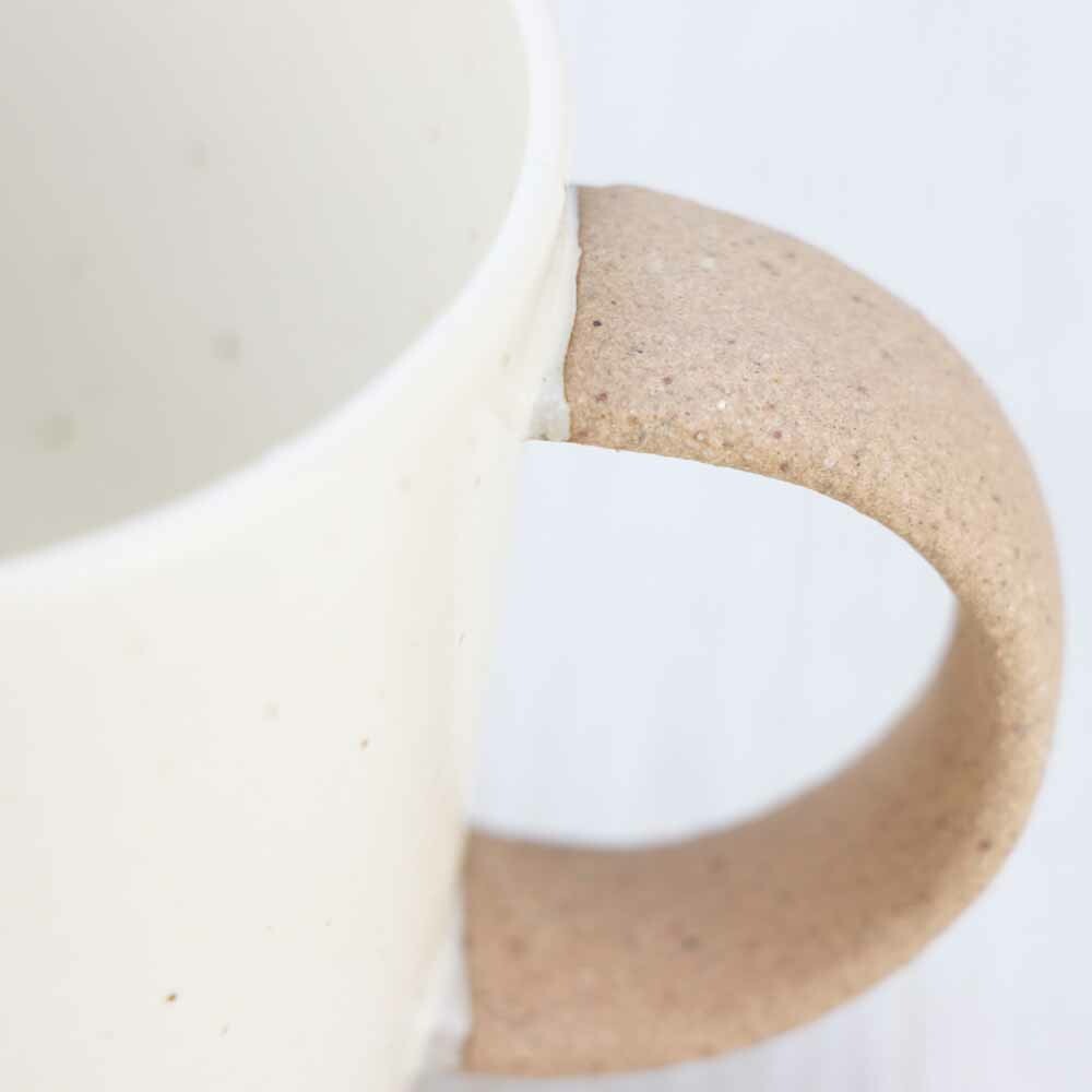 Minoyaki Ceramic Mug | Almond Milk | (Japan)