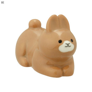Brown Bunny Chopstick Rest | Decole(Japan)