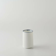 Load image into Gallery viewer, Miyama White Line Gui Cup with Hinoki Masu | 45cc | Yamani (Japan)
