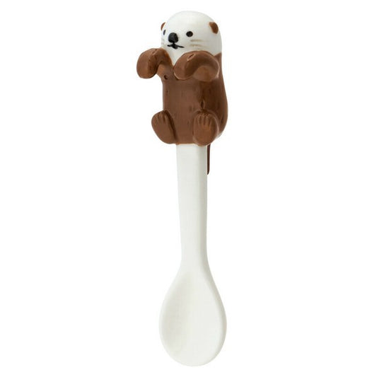 Ceramic Hanging Otter Mug Spoon| Decole (Japan)