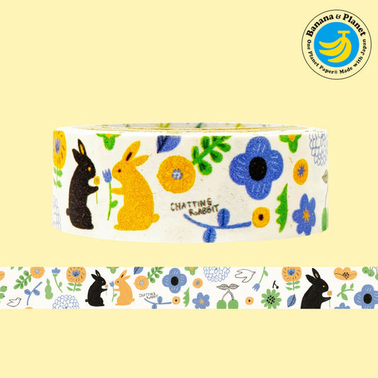 Chatting Rabbit Washi Tape | Shinzi Katoh (Japan)