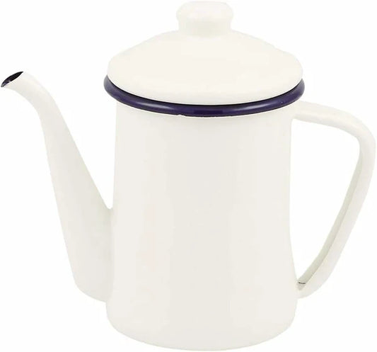 Enamel Coffee Pot | White | Pearl Metal (Japan)