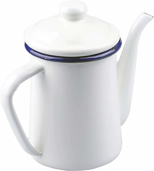 Enamel Coffee Pot | White | Pearl Metal (Japan)