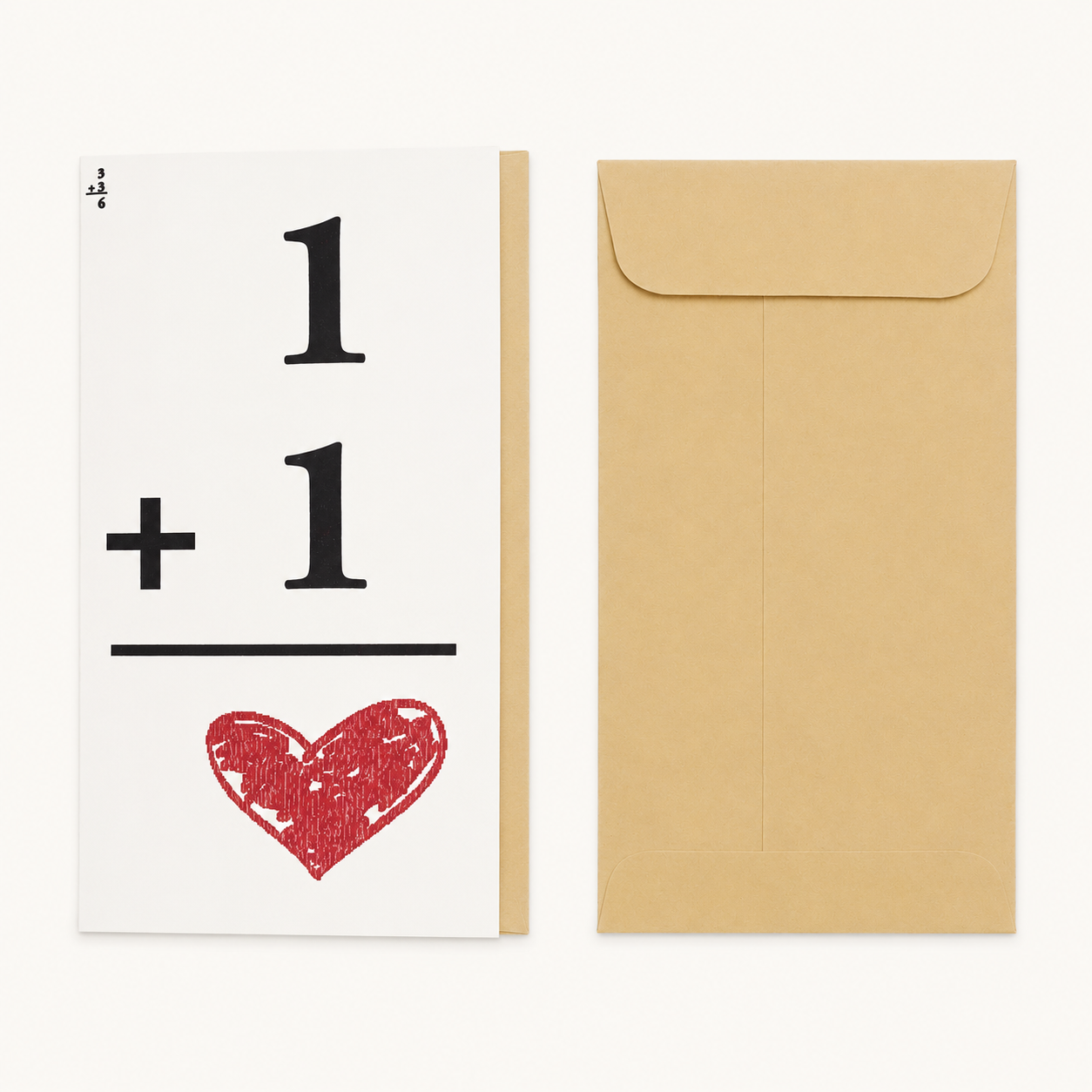 Flash Card Love Letterpress Card | a. favorite design (IL)