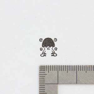 Mini Mushroom Cat Stamp | 4Legs (Japan)