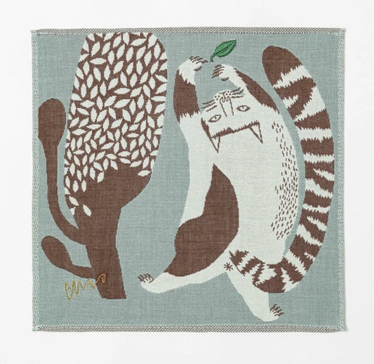 Cat Cotton Gauze Handkerchief Towel | MoritaMiW (Japan)