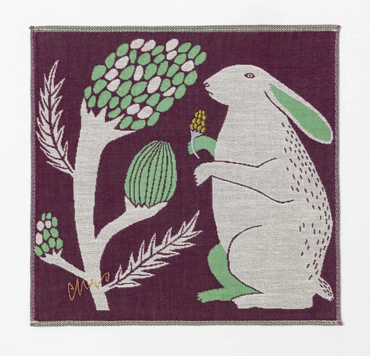 Hare Cotton Gauze Handkerchief Towel | MoritaMiW (Japan)