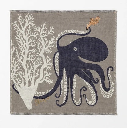 Octopus Handkerchief Towel | MoritaMiW (Japan)