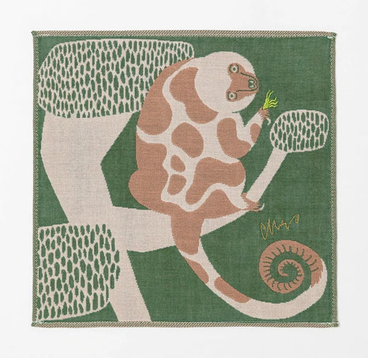 Lemur Cotton Gauze Handkerchief Towel | MoritaMiW (Japan)