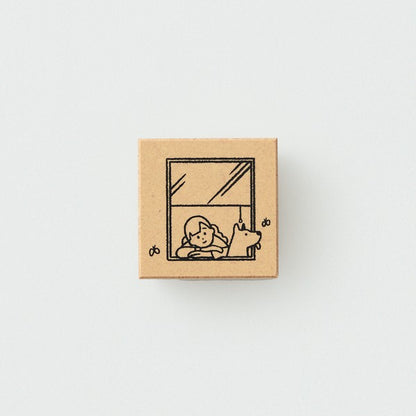 Idly Window Rubber Stamp | Sanby (Japan)