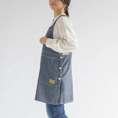 Denim Salopette Apron | Denim | Page One (Japan)