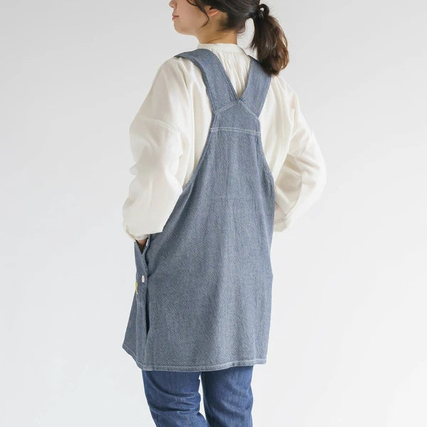 Denim Salopette Apron | Denim | Page One (Japan)