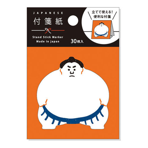 Sumo Wrestler Stand Sticky Notes | Mind Wave (Japan)
