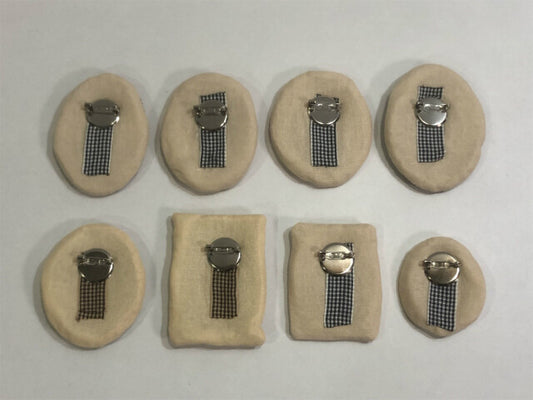 Brown Owl Embroidered Brooch (Japan)