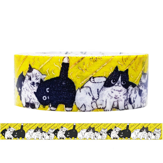 Cat Meeting Washi Tape | Shinzi Katoh (Japan)
