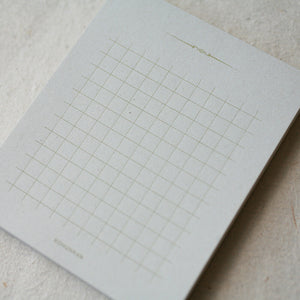 Retro Straw Paper Memo Pad | Yellow 02 | retro pattern (japan)