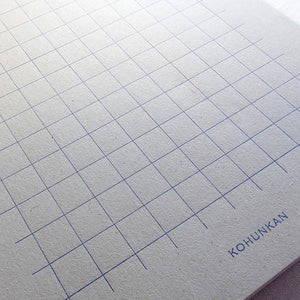 Retro Straw Paper Memo Pad | Blue 02 | retro pattern (japan)