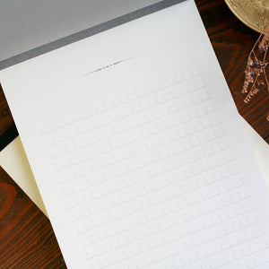 Retro Writing Paper Memo Pad | Pure White | Keishi (Japan)