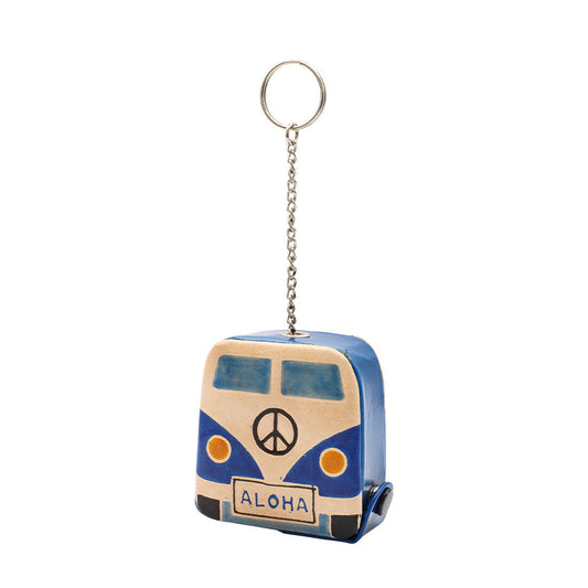 Aloha Bus Leather Key Case & Coin Pouch | Tomo CO (japan)