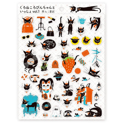 Illustrated Sticker Sheet | 2024 Autumn Collection | cozyca / Hyogensha (Japan)