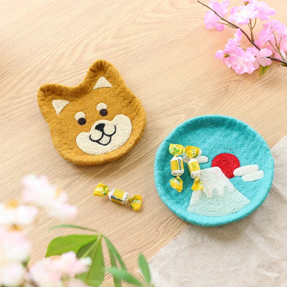 Felt Shiba Inu Tray/Item Organizer | Tomo (Japan)