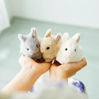 Holland Dwarf Bunny Plush Pouch | YOU+MORE! (Japan)