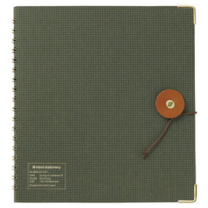 Tochigi Leather Closure String Tie Notebook | Olive | Kleid (Japan)