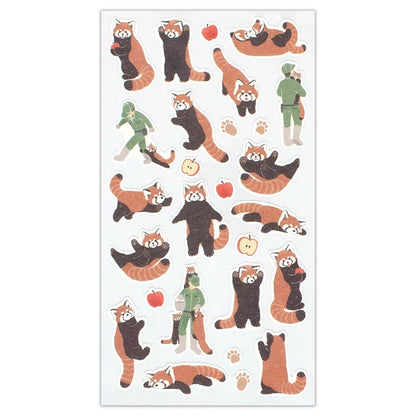 Red Panda and Keeper Sticker Sheet | NB Co. (Japan)