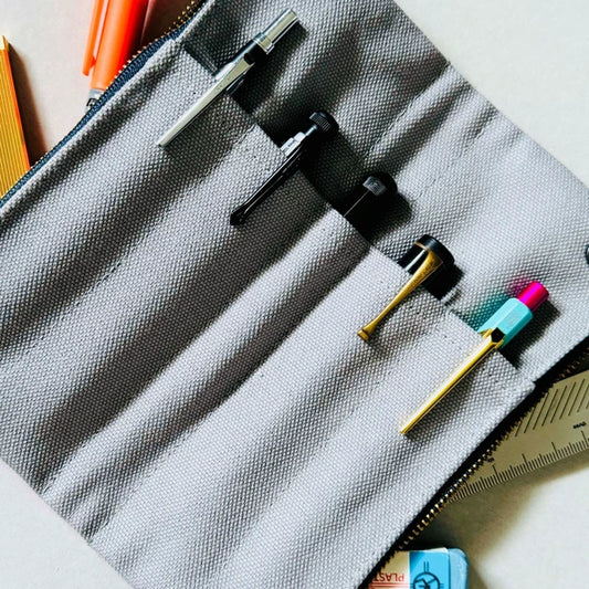 Pink Canvas Pen Case | Luddite (Japan)