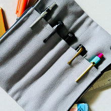 Load image into Gallery viewer, Pink Canvas Pen Case | Luddite (Japan)
