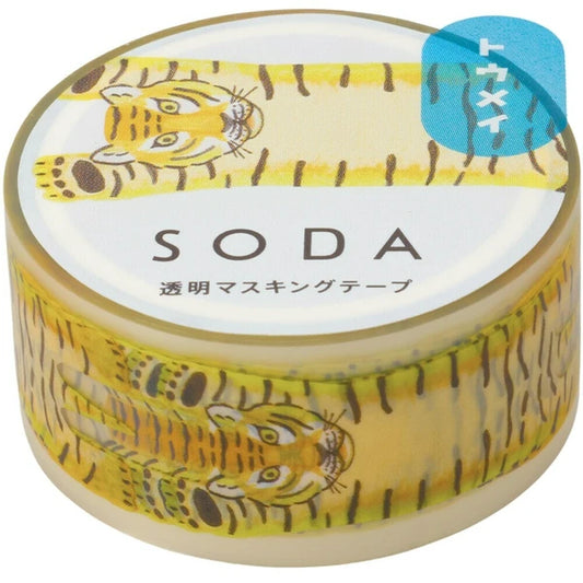 SODA Clear Film Tape | Tiger | Kingjim (Japan)