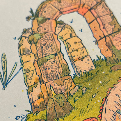 The Book Dragon Riso Print | Natalie Andrewson (CA)