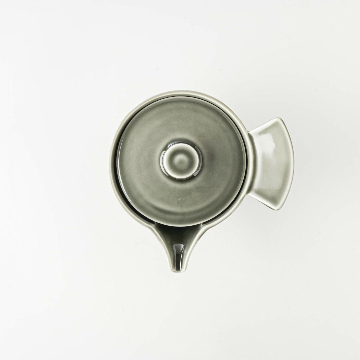 Suzume Chaki Teapot | Sumi Ink| Oda Pottery (Japan)