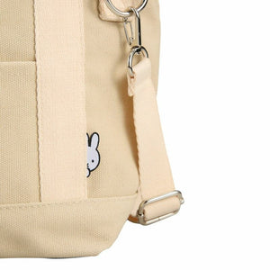 Miffy Reusable Grocery Canvas Tote | Ivory | Siffler (Japan)