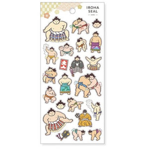 Sumo Wrestlers Sticker Sheet | Mind Wave (Japan)