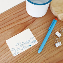 Load image into Gallery viewer, UFOMini Message Letterpress Card | Matoka (Japan)
